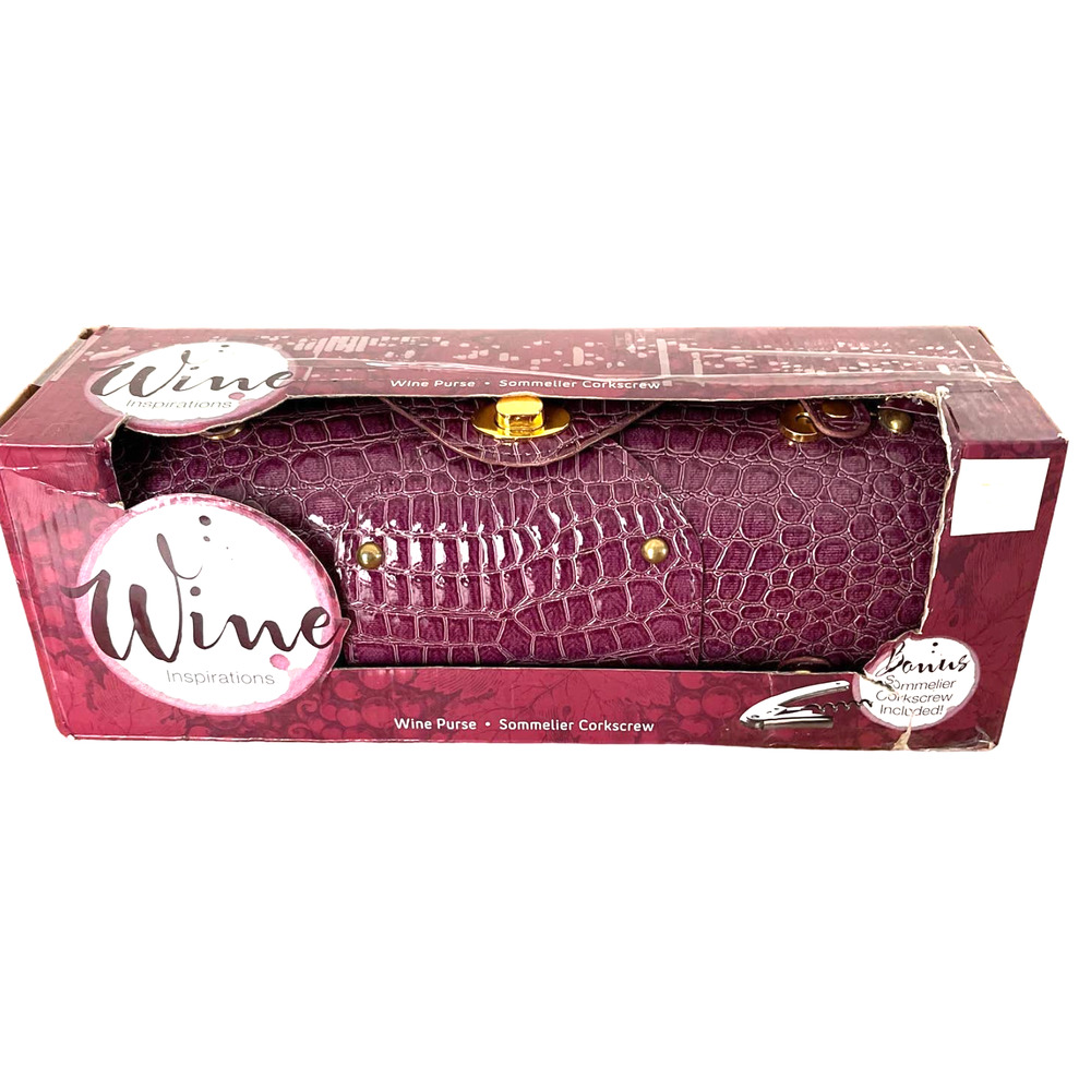 Wine Inspiration Sassy Wine Purse NWT